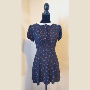 Floral Peter Pan Collar Dress